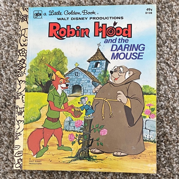 Little Golden Book Other - Robin Hood and the Daring Mouse Little Golden Book
